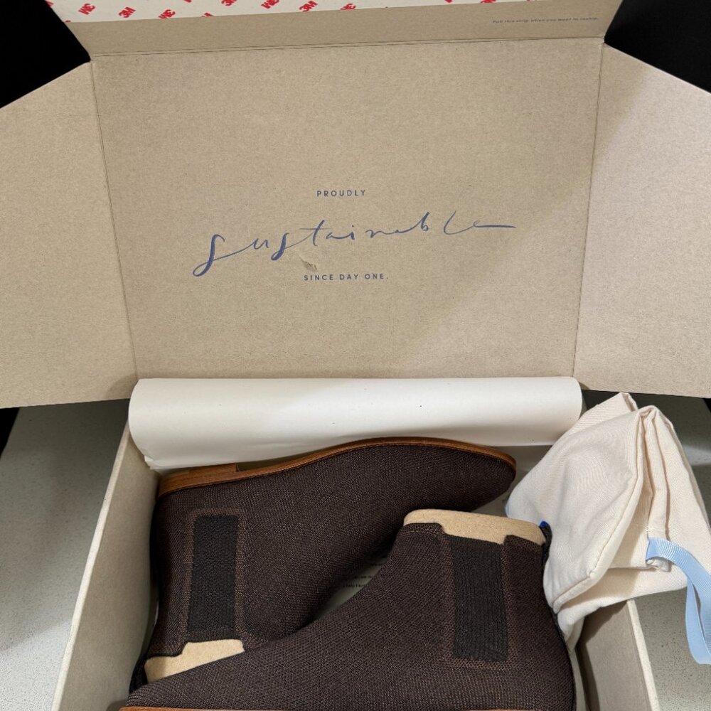 Rothy’s Merino Ankle Boot - Cocoa Brown New In Box Sz. 8.5